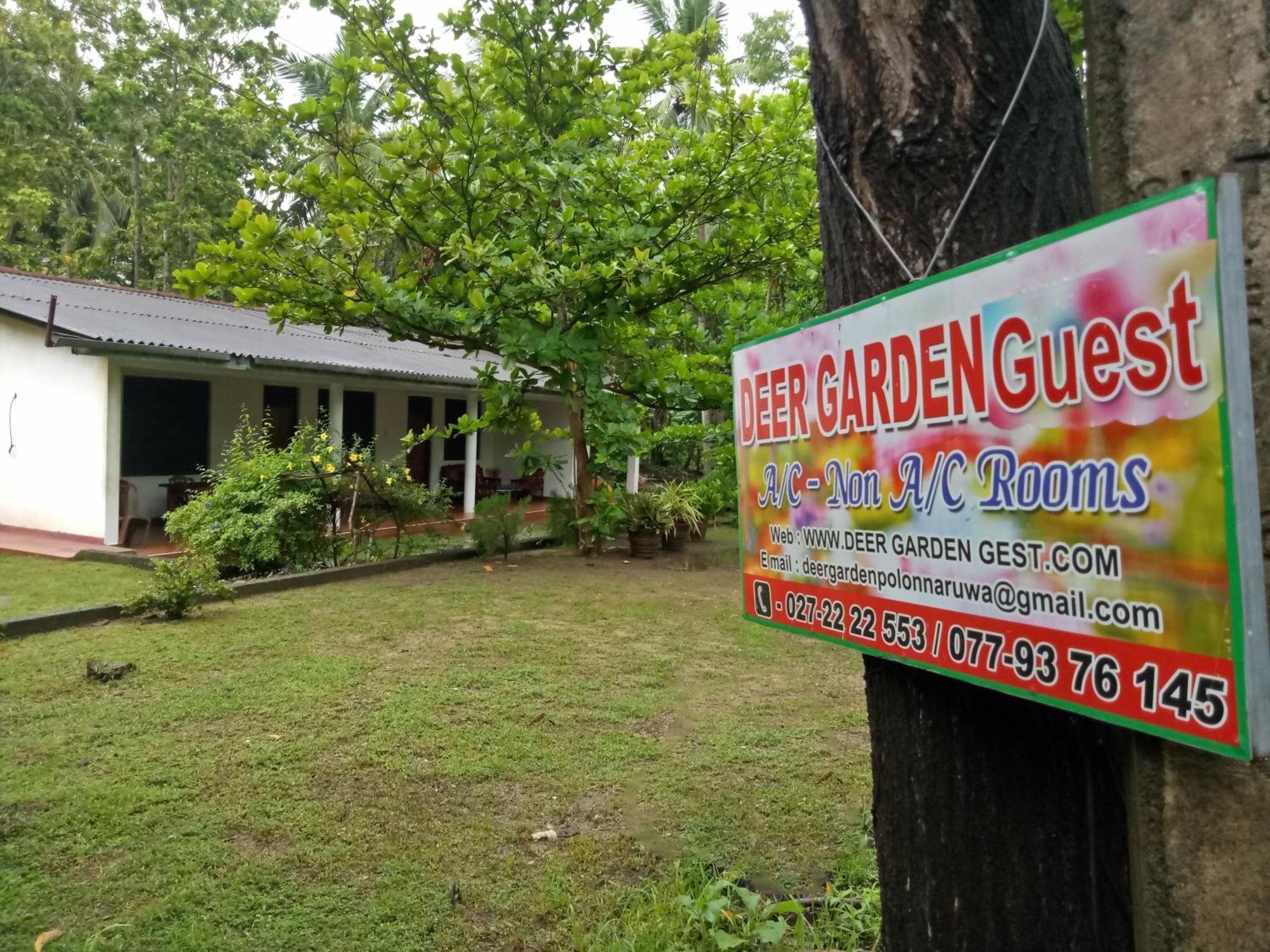 Deer Garden Guest Otel Polonnaruwa Dış mekan fotoğraf
